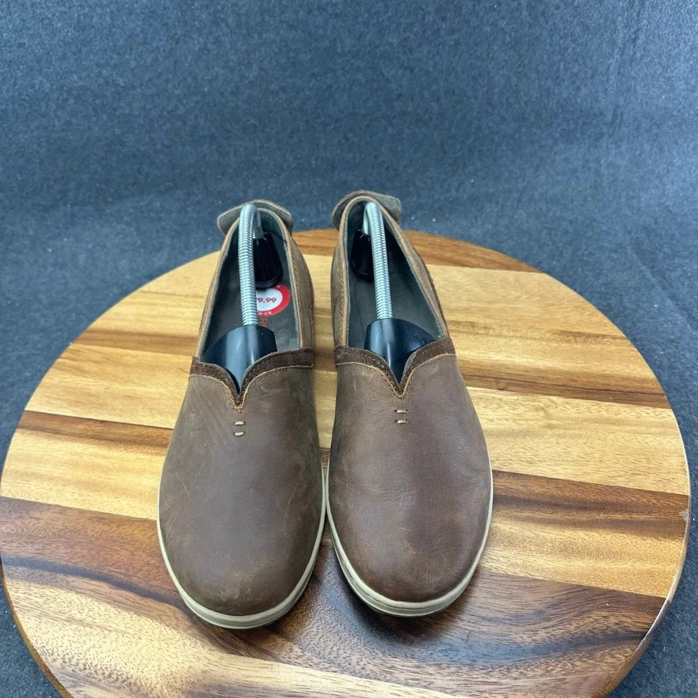 Merrell Ashland Womens Size 11 Brown Casual Slip On Flats Shoes Loafers J42788
